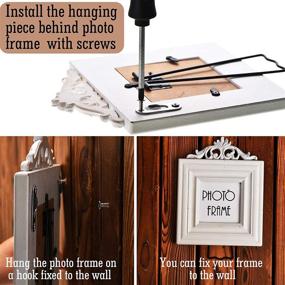 img 2 attached to 🔑 Maximize Organization and Convenience with Keyhole Hangers: Premium Hanging Brackets and Fasteners Hardware