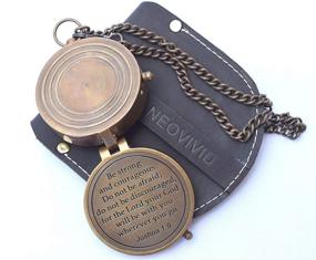 img 1 attached to 🌟 NEOVIVID Engraved Compass: Empowering and Inspiring Confirmation & Baptism Gifts