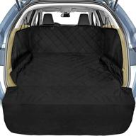 🐕 waterproof suv cargo liner with side flaps and hammock for dogs - nonslip scratchproof dog seat cover and cargo area protector for suvs, sedans, and vans logo