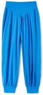 👖 versatile avacostume baggy casual harem pants: unisex comfort for boys and girls' dance logo