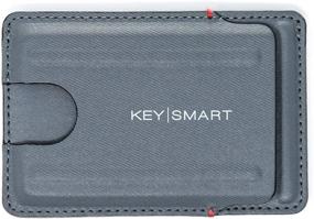 img 4 attached to KeySmart Urban Wallet Charcoal Black Men's Accessories