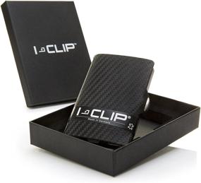 img 3 attached to I CLIP Gunmetal Carbon Wallet Minimalist Men's Accessories for Wallets, Card Cases & Money Organizers