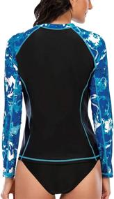 img 2 attached to 👙 Ultimate Protection Isnowood Swimsuit: A Must-have Surfing Swimwear for Women
