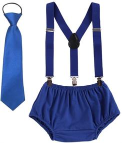 img 4 attached to 👔 Adjustable Boutique Boys' Accessories: Bloomers, Suspenders, and Necktie