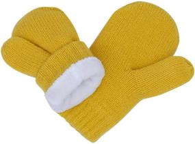 img 3 attached to ❄️ Winter Mitten Fleece Unisex Boys' Accessories: Perfect Toddler Gear