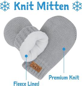 img 1 attached to ❄️ Winter Mitten Fleece Unisex Boys' Accessories: Perfect Toddler Gear