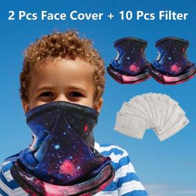 img 3 attached to 🧣 Optimized Cold Weather Carbon Filter Bandanas for Boys' Accessories