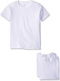 img 1 attached to Pack of 3 Fruit of the Loom Big Toddler Boys' Crew Tees