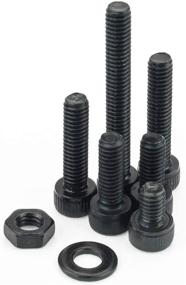 img 1 attached to 🔩 M2 M3 M4 Alloy Steel Screws Nuts and Washers 1200PCS: Complete Hex Socket Head Cap Bolts Screws Nuts Washers Assortment Kit with Hex Wrenches