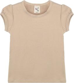 img 2 attached to 👚 Lilax Girls Sleeve Cotton T Shirt: Stylish Tops, Tees & Blouses for Girls' Clothing