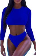 meyeeka sleeve guard bikini swimsuit: stylish women's clothing for ultimate swimsuit & cover up protection logo