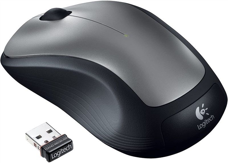 logitech 910 001675 wireless mouse silver 로고