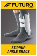 futuro adjustable stirrup ankle brace, universal size логотип