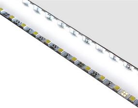 img 2 attached to 🚗 Car Trunk Cargo or Interior Illumination: iJDMTOY LED Strip Light - 18-SMD-5050, Xenon White