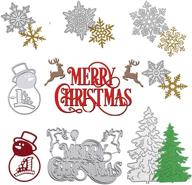 winbao christmas snowflake scrapbooking decorative logo