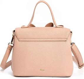 img 2 attached to Elegant Leather Fashion Satchel Handbag