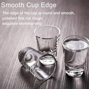 img 2 attached to 🥃 Farielyn-X Shot Glass Set - 16 Pack of 1.5-Ounce Heavy Base Whiskey Shot Glasses - Clear Glass for Perfect Shots