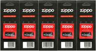 зажигалка zippo 2425 с 5 фитилями zippo® логотип