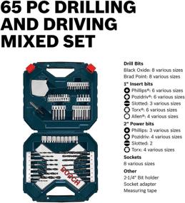 img 2 attached to 🔧 Enhance Your Drilling and Driving with BOSCH 65-Piece Mixed Set MS4065