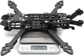 img 3 attached to 🚁 224mm Carbon Fiber Quadcopter Frame Kit for DJI FPV HD Unit - FPVDrone 5 Inch HD FPV Racing Drone Frame