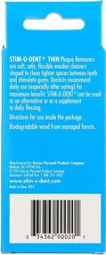 img 3 attached to Natural Dentist Stim U Dent Thin Plaque Removers - 160 Count