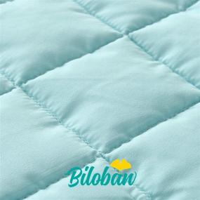 img 3 attached to 🐳 Biloban Toddler Nap Mat with Pillow and Blanket: Super Soft and Cozy Sleeping Bag for Preschool Kids and Toddlers – Whale Theme