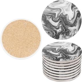 img 2 attached to 🍽️ GOH DODD Absorbent Coasters: Centerpieces for Food Service Equipment & Supplies