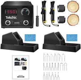 img 4 attached to 🔥 TEKCHIC Pro1 Professional Wood Burning Kit with 20 Wire Nibs Tips Including Ball Tips for Wood Burning Pyrography