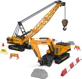 img 4 attached to 🚧 Toddlers' Excavator Accessories for Construction Vehicles