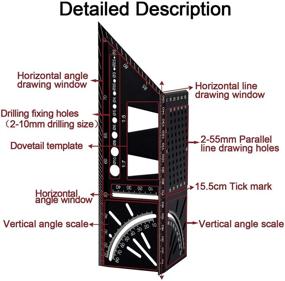 img 3 attached to 📏 Precision Aluminum Woodworking Square Measure for Accurate Measuring