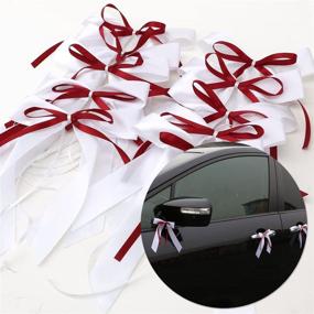 img 1 attached to Satin Ribbon Wedding Favours Decorations