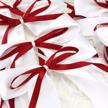 satin ribbon wedding favours decorations logo