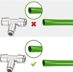 img 2 attached to 💪 Pneumatic nickel plated straight connect fittings: Efficient, reliable solution