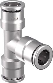 img 1 attached to 💪 Pneumatic nickel plated straight connect fittings: Efficient, reliable solution