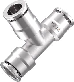 img 3 attached to 💪 Pneumatic nickel plated straight connect fittings: Efficient, reliable solution