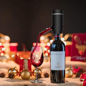 img 4 attached to 🍷 liuae Electronic Wine Decanter: Instantly Decant and Dispense Wine with Smart Aerator Pump – Perfect for the Wine Connoisseur – Best Gift Idea!