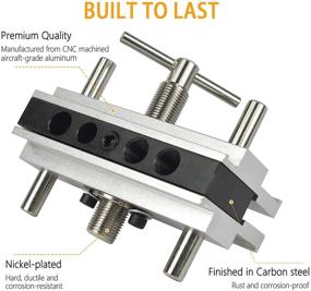 img 1 attached to 🔨 SurmountWay Self Centering Dowel Jig: Precision Woodworking Tool for Wide Capacity Dowel Hole Drilling