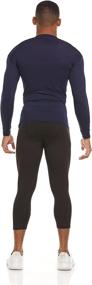 img 2 attached to 🏋️ Enhance Performance with Russell Athletics Men's Compression Long Sleeve Top - Superior Comfort and Support for Active Men