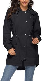 img 4 attached to Lightweight Coats Women Windbreaker Jacket Women's Clothing and Coats, Jackets & Vests