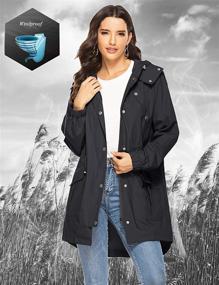 img 3 attached to Lightweight Coats Women Windbreaker Jacket Women's Clothing and Coats, Jackets & Vests