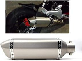 img 2 attached to 🏍️ High-performance MGOD 1.5-2" Imported Carbon Fiber Motorcycle Exhaust Pipe with Detachable DB Killer - Ideal for 38-51mm Diameter. Perfect for Street, Sports Motorcycles, and Scooters