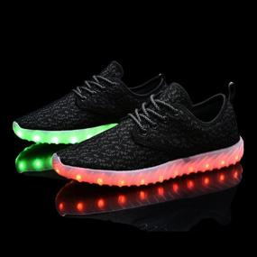 img 2 attached to UNN Charging Flashing Luminous Sneakers