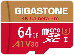 img 4 attached to 📷 Gigastone 64GB Micro SD Card with 5-Year Data Recovery | 4K Camera Pro | UHD Video for GoPro, Action Camera, Wyze, DJI, Drone, Nintendo-Switch | R/W Speeds up to 95/35MB/s | MicroSDXC Memory Card UHS-I U3 A1 V30