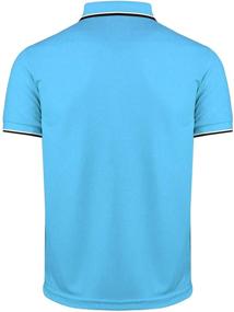 img 2 attached to BCPOLO Sky Blue Athletic Quarter Sleeve Shirt - Size M - Lightweight and Comfortable