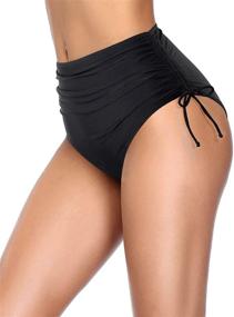 img 2 attached to Holipick Waisted Bikini Tankini Bottom Women's Clothing