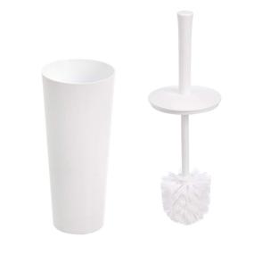 img 3 attached to AmazonCommercial Toilet Brush Holder Set Household Supplies