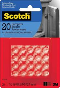 img 4 attached to 🔒 Protective Scotch Clear Bumpers - Set of 20, 1/2-inch Size