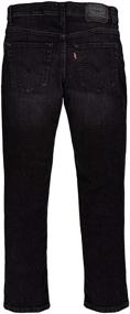 img 1 attached to 👖 Elastic Waistband Jeans for Boys - Levis (Rinse Color)