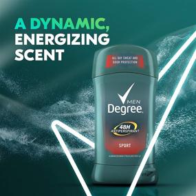 img 2 attached to Degree Men Original Sport Antiperspirant Deodorant Stick - 48-Hour Odor Protection, 2.7 oz