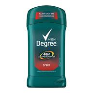 degree men original sport antiperspirant deodorant stick - 48-hour odor protection, 2.7 oz logo